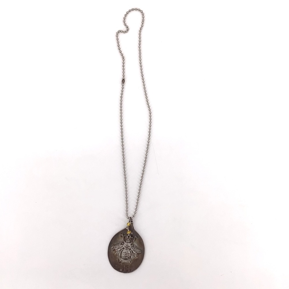 Bee Happy Artisian Crafted Ball And Chain Clasp Necklace
